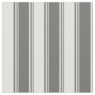 Dim Grey & Light Yellow Colored Stripes Fabric