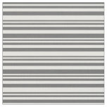 [ Thumbnail: Dim Grey & Mint Cream Colored Striped Pattern Fabric ]