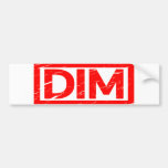 Dim Stamp Bumper Sticker