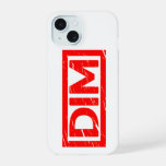 Dim Stamp iPhone 15 Case