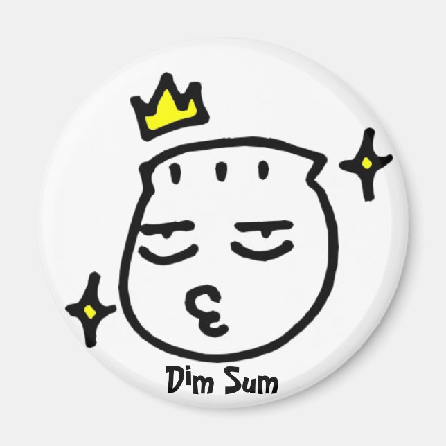 Dim Sum Dumpling Magnet (Front)