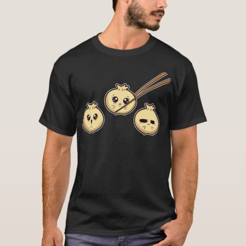 Dim Sum Kawaii Chinese Dumplings Buns Food Funny T_Shirt