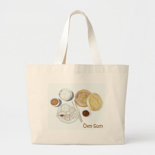 Dim Sum Large Tote Bag