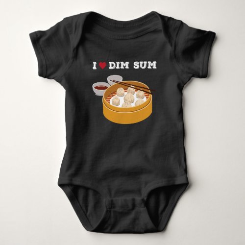 Dim Sum Lover Asian Kitchen Dumpling Chinese Food Baby Bodysuit