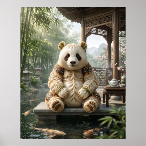 Dim Sum Panda Pavilion Poster