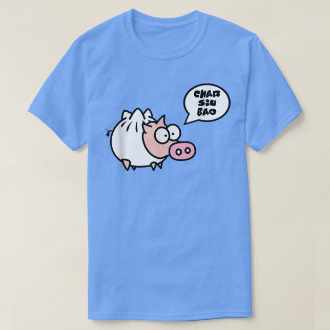 Dim Sum Pig Cute Pig  T-Shirt (Design Front)