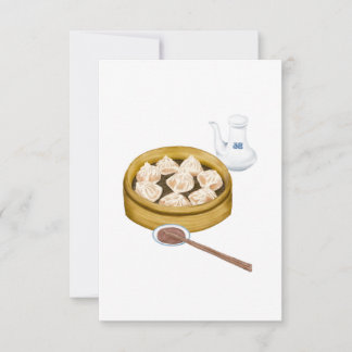 Dim Sum | XiaoLongBao | 小笼包 Thank You Card