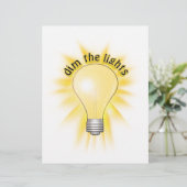 Dim the Lights - Lightbulb (Standing Front)