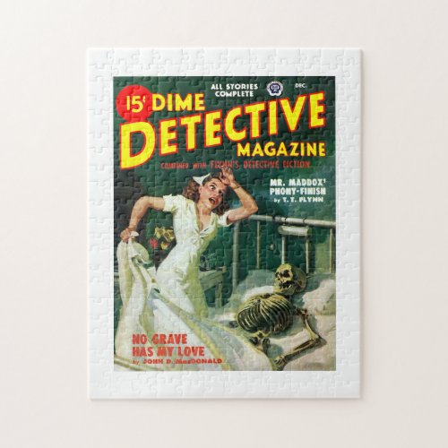 Dime Detective Magazine Dec 1948 Jigsaw Puzzle