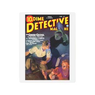 Dime Detective Magazine (Jun, 1935) Metal Print