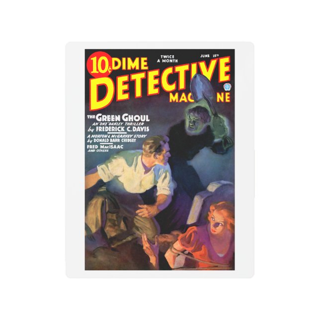 Dime Detective Magazine (Jun, 1935) Metal Print (Front)