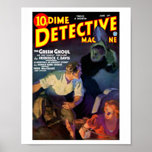Dime Detective Magazine (Jun, 1935) Poster