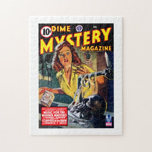 Dime Mystery Magazine Jan 1943 Jigsaw Puzzle