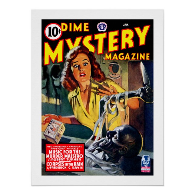 Dime Mystery Magazine (Jan, 1943) Poster (Front)