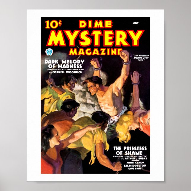 Dime Mystery Magazine (Jul, 1935) Poster (Front)