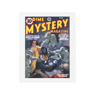 Dime Mystery Magazine (Mar, 1941) Metal Print