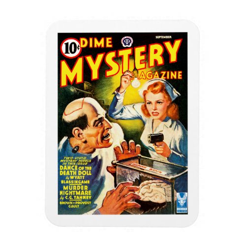 Dime Mystery Magazine Sep 1942 Magnet