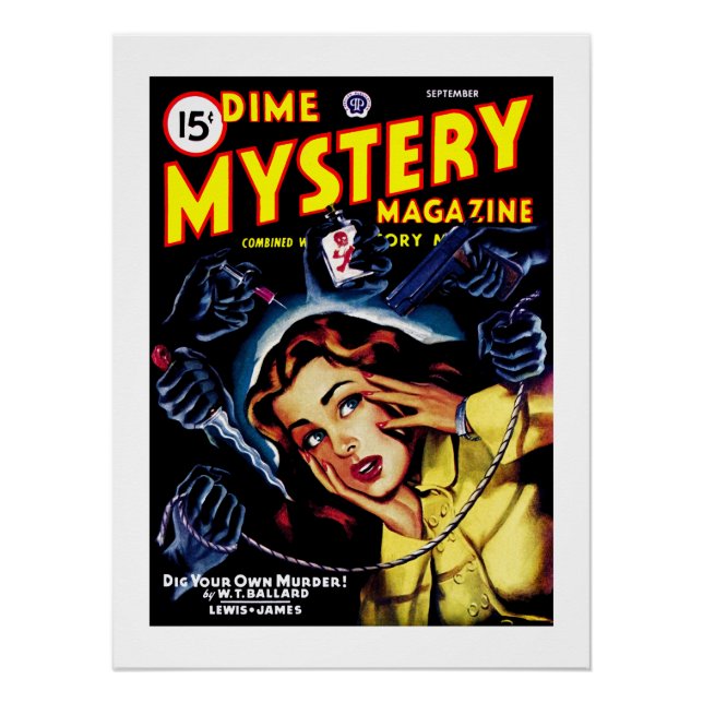Dime Mystery Magazine (Sep, 1946) Poster (Front)