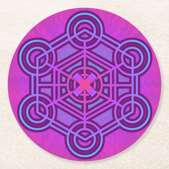 Dimension XOX Paper Coaster (Front)