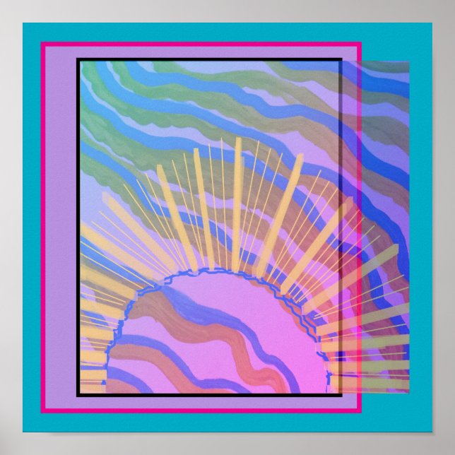 Dimensional Abstract Poster (Front)