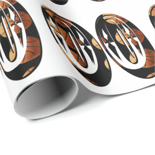 Dimensional Basketball Players Number 00, Wrapping Paper