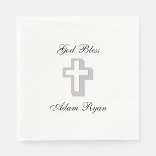 "Dimensional Cross" Paper Napkins