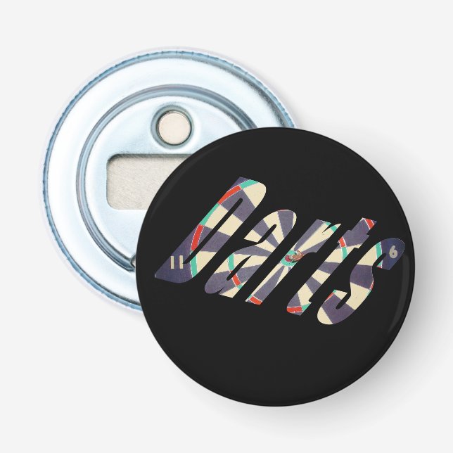 Dimensional Darts Logo, Bottle Opener (Front)