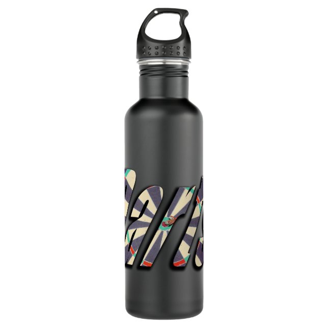 Dimensional Darts Logo, Water Bottle (Front)