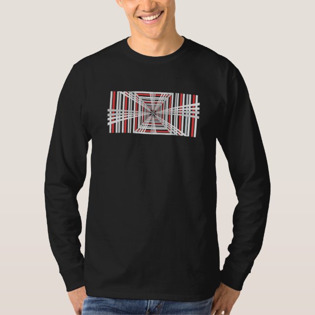 Dimensional Deep Space Portal Graphic   T-Shirt (Front)