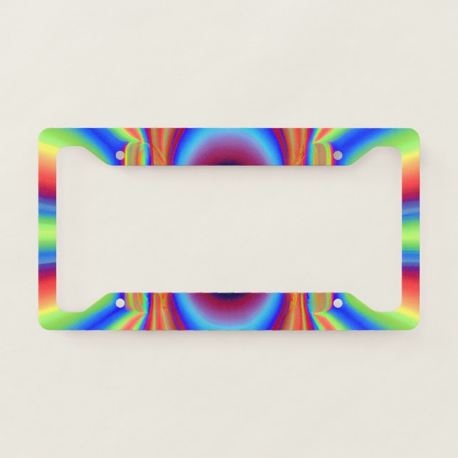 Dimensional Intersection Digital Art License Plate Frame (Front)