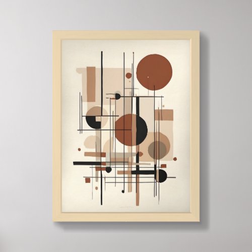 Dimensional Intersection Framed Art