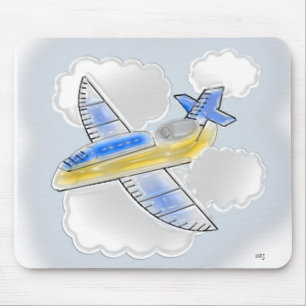 Dimensional  Jet Airplane Mouse Pad