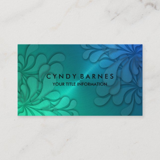 Dimensional Sheen Business Card (Front)