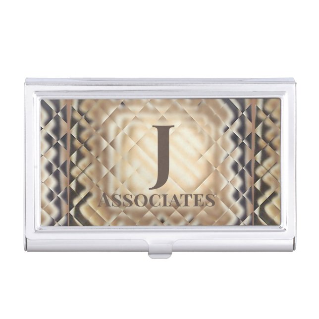 Dimensional Square-J Business Card Case (Front)