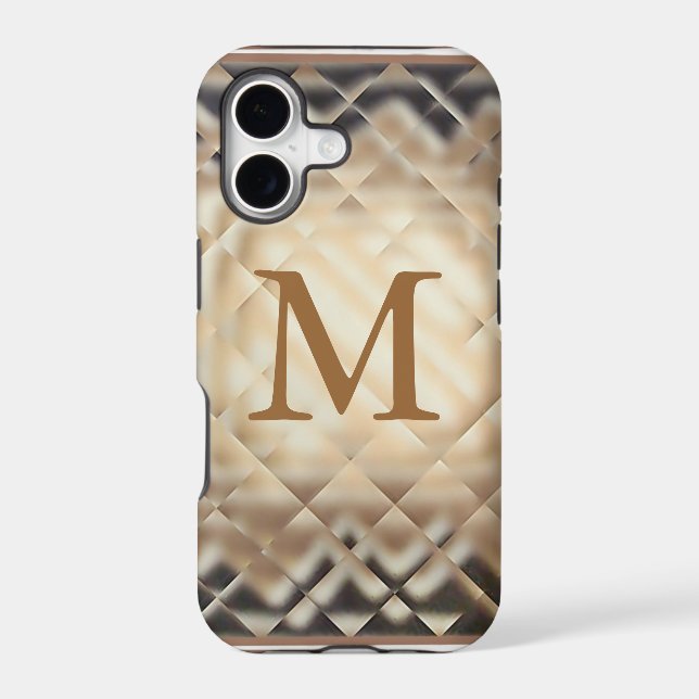 Dimensional Square-M Iphone Case (Back)