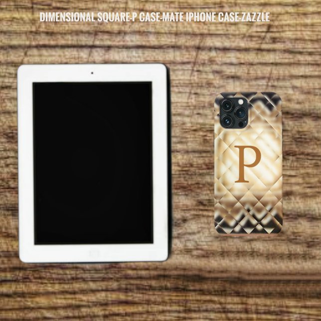Dimensional Square-P Case-Mate iPhone Case (Creator Uploaded)