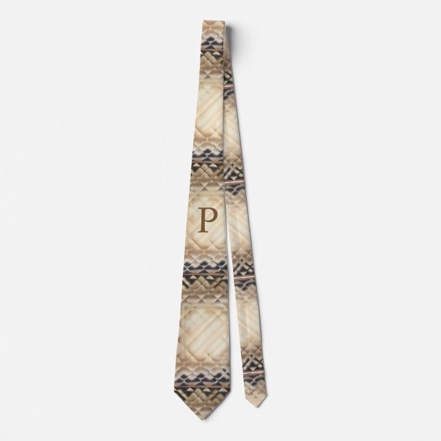 Dimensional Square-P Neck Tie (Front)