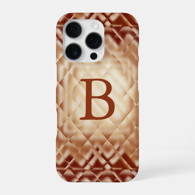 Dimensional Square-Red-S Iphone Case (Back)