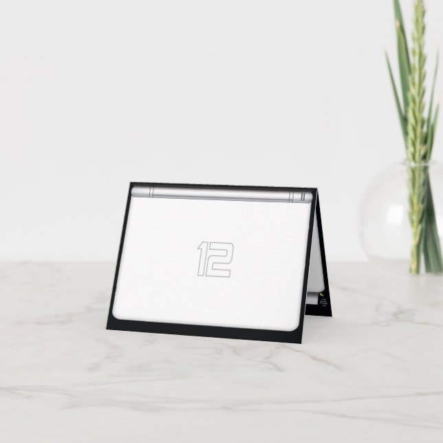 Dimensional Video Gamer 12th Birthday Party Invite (Front)