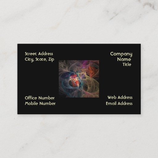 Customizable Dimensions Business Card
