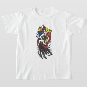 Dimensions Colorful Abstract Tribal Tattoo Art T-Shirt