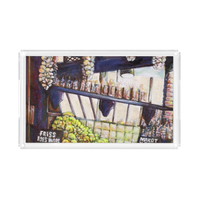 Dimensions of Curiosity Acrylic Tray (Front)