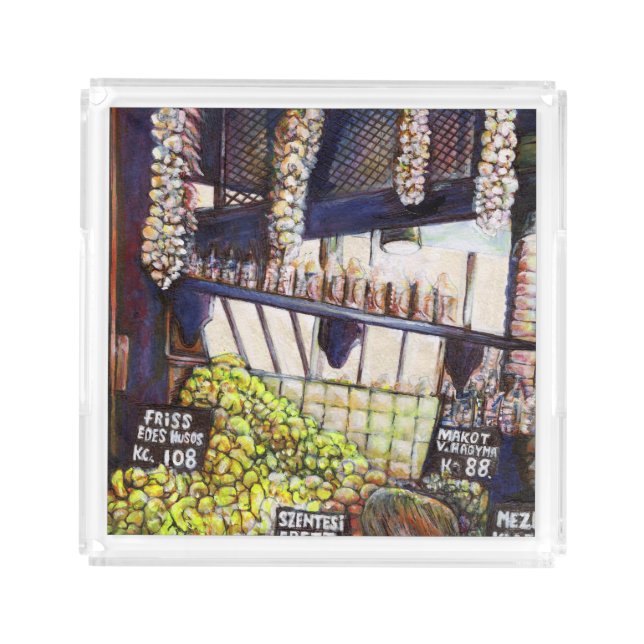 Dimensions of Curiosity Acrylic Tray (Front)