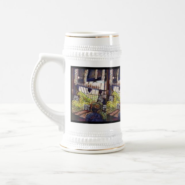 Dimensions of Curiosity Beer Stein (Left)