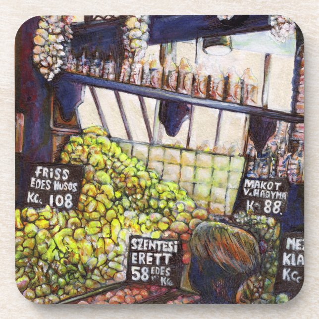 Dimensions of Curiosity Beverage Coaster (Front)