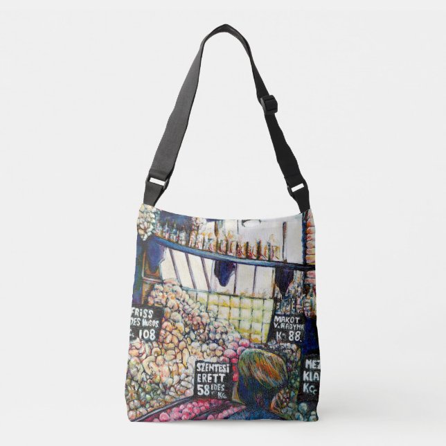 Dimensions of Curiosity Crossbody Bag (Front)