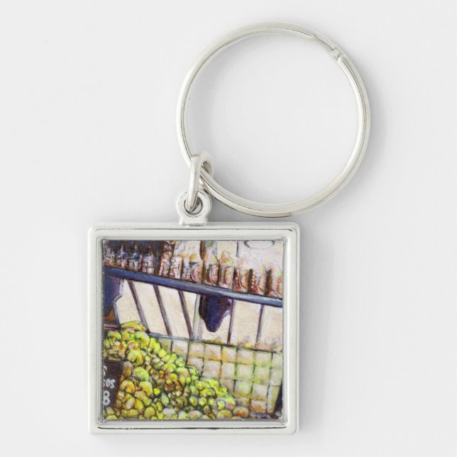 Dimensions of Curiosity Keychain (Front)