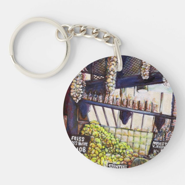 Dimensions of Curiosity Keychain (Front)