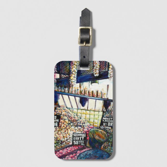 Dimensions of Curiosity Luggage Tag (Front Vertical)