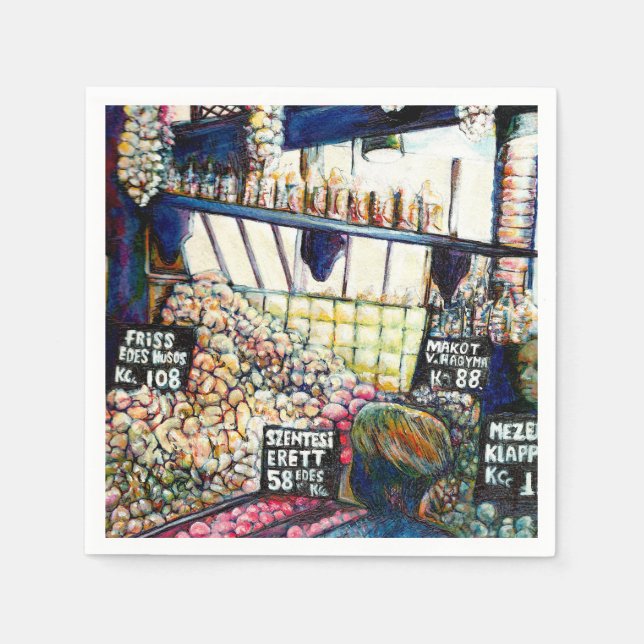 Dimensions of Curiosity Napkins (Front)